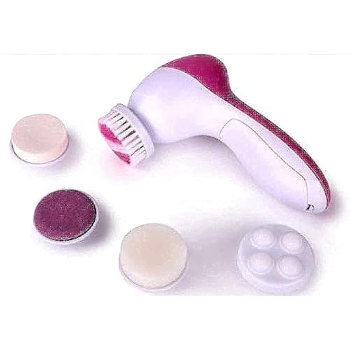 Spaceshoop 5 IN 1 ELECTRIC FACIAL FACE PORE CLEANSER BODY CLEANING MASSAGE MACHINE - Image 1